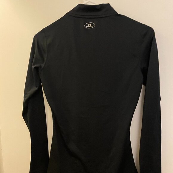 Under Armour Women's ColdGear Authentics Mock Neck long-sleeve shirt Size XS - Picture 2 of 4